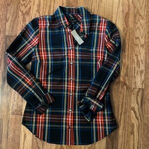 J Crew Tartan Button Down